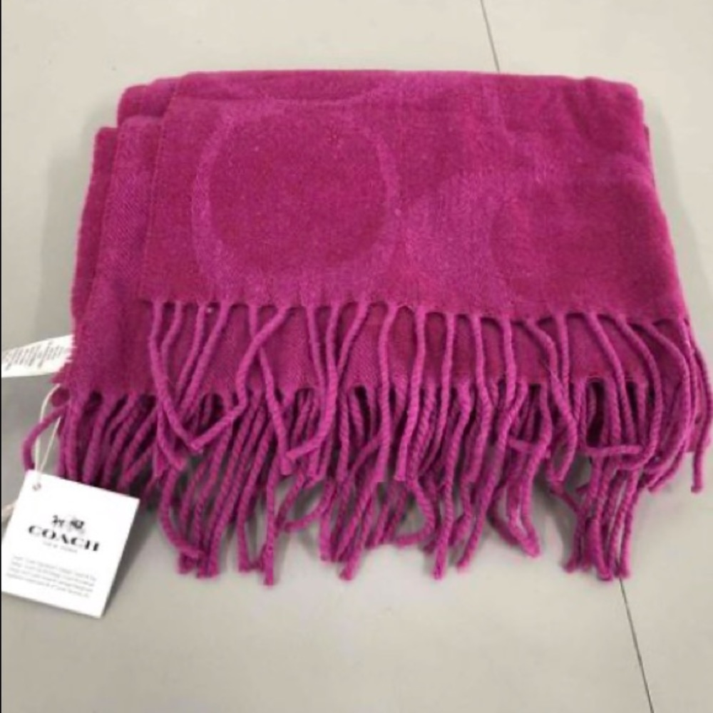 NWT Coach scarf. Original price tags are attached